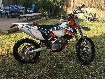 KTM : EXC KTM XCF-W 350 SIX DAYS STREET LEGAL PLATED BIKE RODE TWICE