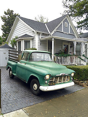 Chevrolet : Other Pickups 3100, Big Window, Original, Farm Truck 1956 chevrolet pickup california truck half ton short bed 1955 1957 1959