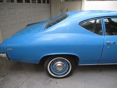 Chevrolet : Chevelle Base Hardtop 2-Door 1969 chevrolet chevelle same owner for over 40 years california car