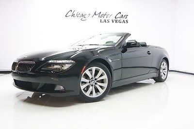 BMW : 6-Series 2dr Convertble 2009 bmw 650 i convertible msrp 90 k premium sound pkg comfort access wow