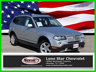 BMW : X3 3.0si 07 x 3 navi leather pano roof v 6 htd fr and rear seats