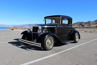 Ford : Model A Hot Rod Five Window Coupe with Canvas Soft Top Classic Hot Rod Frame Off Restoration