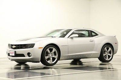 Chevrolet: Camaro 2LT Rally Sport Sunroof Leather Bluetooth Silver Ice Coupe Heated Seats Rear Park Assist Black Stripes RS Automatic 12 13 11 Metallic Black