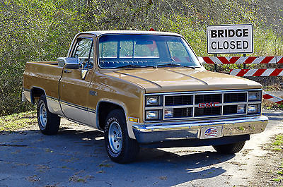 GMC : Sierra 1500 Sierra Classic 1984 gmc sierra classic c 10 short bed survivor original better than a silverado