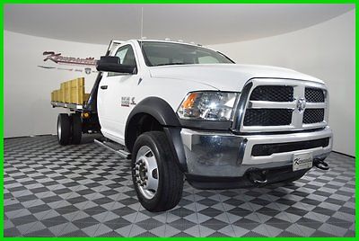 Ram : Other Tradesman 4x4 6.7L I6 Cummins TurboDiesel Chassis USED 50k Miles 2013 Ram 5500HD Regular Cab FlatBed Truck Towing Package