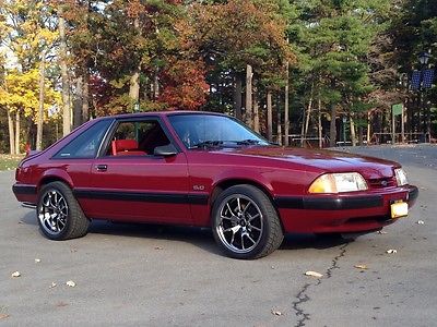 Ford : Mustang LX Hatchback 2-Door 1988 ford mustang original paint 55 000 miles
