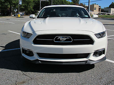 Ford : Mustang  50th Anniversary Mustang GT Limited Edition 2015 50 th annvrsry mustang gt limit edtn new wimbelton white 5.0 l v 8 435 hp
