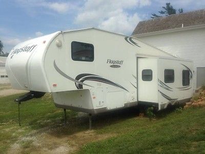 2010 Forest River Flagstaff 30ft Fifth Wheel Travel Trailer, 2 Slide Outs!
