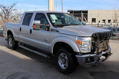 Ford : F-250 XLT Crew Cab 4WD 2011 ford f 250 4 wd xlt fx 4 crew cab damaged repairable priced to sell wont last