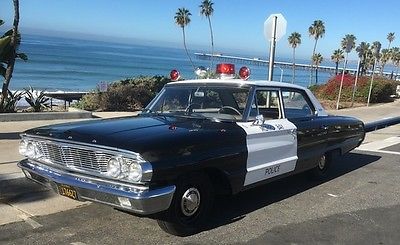 Ford : Galaxie Super Sport 1964 ford galaxy california police car complete restoration v 8 automatic