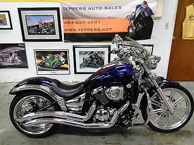 Kawasaki : Vulcan 900 custom pro street chopper 240 rear tire lots of upgrades very sharp vn 900