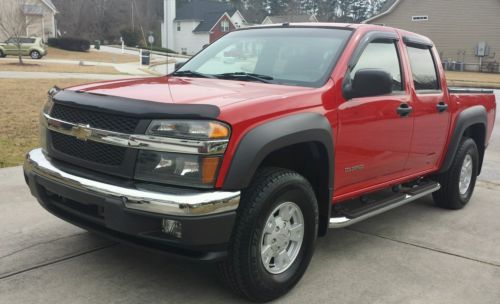 Chevrolet: Colorado Crew Crab 4D LS Z71 2005 chevrolet chevy colorado crew cab pick up truck z 71 red