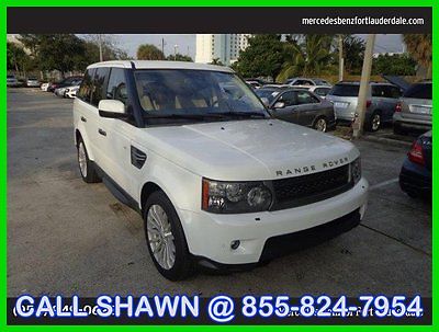 Land Rover : Range Rover Sport ONLY 55,000 MILES, JUST TRADED IN!!, WHITE/TAN 2011 land rover range rover sport hse white tan navi rear camera sunroof l k