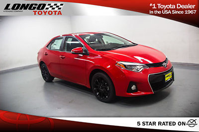 Toyota: Corolla 4dr Sedan CVT S Special Edition 4 dr sedan cvt s special edition new cvt gasoline 1.8 l 4 cyl absolutely red