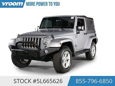 Jeep: Wrangler Sahara Certified 2015 1K MILES 1 OWNER BLUETOOTH 2015 jeep wrangler sahara 1 k miles cruise bluetooth aux usb 1 owner clean carfax