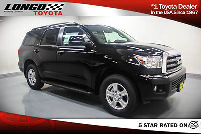 Toyota: Sequoia 4WD 5.7L SR5 4 wd 5.7 l sr 5 new 4 dr suv automatic gasoline 5.7 l 8 cyl black