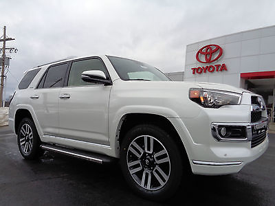 Toyota : 4Runner Limited 4.0L V6 4x4 Nav 4WD Heated Cooled Leather New 2016 4Runner Limited 4x4 Navigation Camera Running Boards Blizzard Pearl 4WD