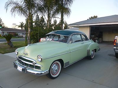 Chevrolet: Bel Air/150/210 stainless,chrome 1949 chevrolet 2 door coupe styline deluxe