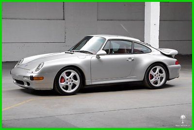 Porsche: 911 993 Turbo 1997 porsche 911 turbo 993 44 744 miles arctic silver full red leather