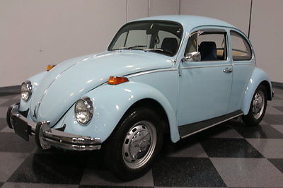Volkswagen : Beetle - Classic VERY SOLID BEETLE, WELL SORTED, BLUE ON BLUE CLOTH, FLAT-4, 4-SPEED, TURNKEY!!