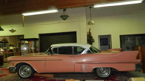 Cadillac : DeVille DeVille 1958 pink cadillac 62 2 door coupe deville barn find one owner all original
