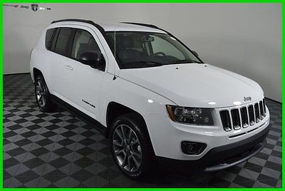 Jeep: Compass Sport 4x4 4 Cyl SUV Automatic Cloth / Vinyl Seats EASY FINANCING! New White 2016 Jeep Compass Sport 4WD SUV 18