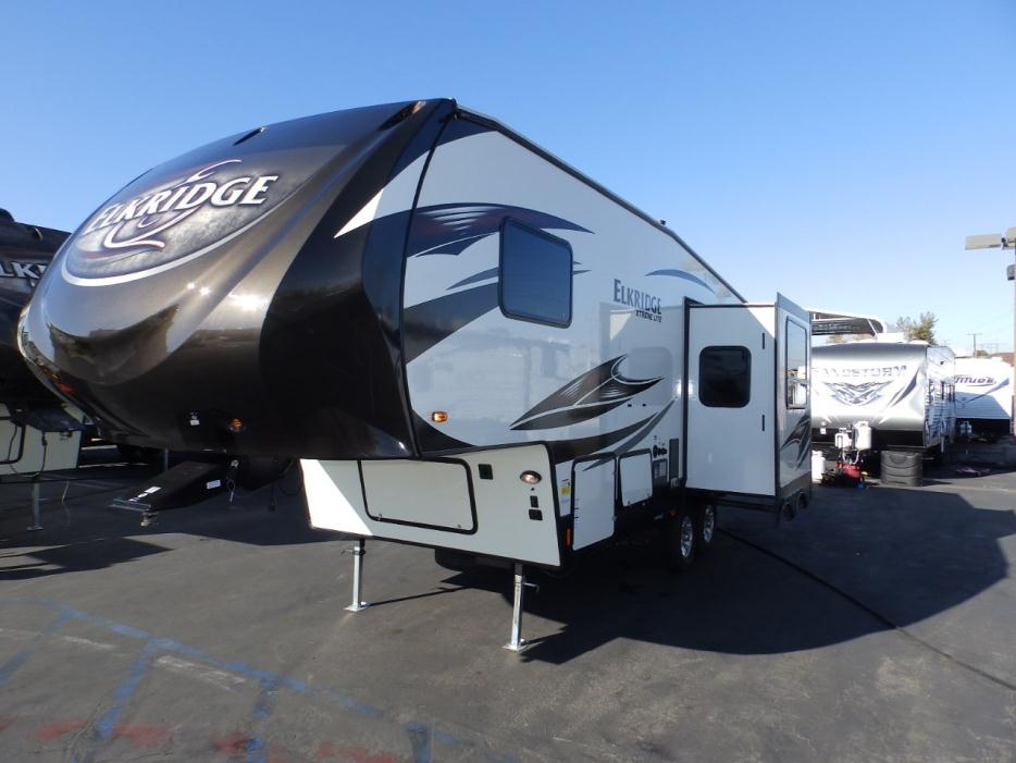 2016 Heartland ELKRIDGE E255, 1 SLIDE, REAR KITCHEN, XTREME PACKAGE