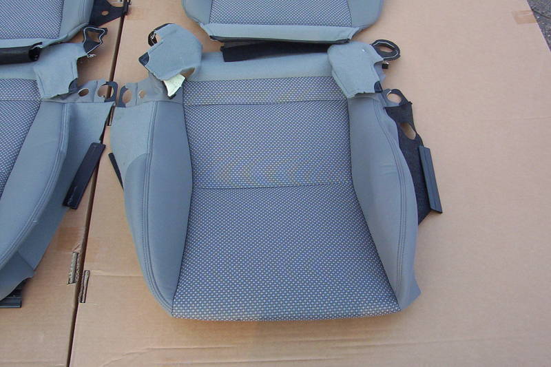 2011 CHEVROLET MALIBU LT OEM CLOTH SEAT COVERS DARK TITANIUM, 1