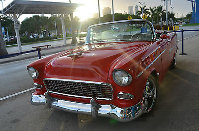 Chevrolet : Bel Air/150/210 1955 Convertible Restomod SEE VIDEO Also have 1969 Camaro 502cid 1957 belair coupe pro touring 1951 pickup 1956