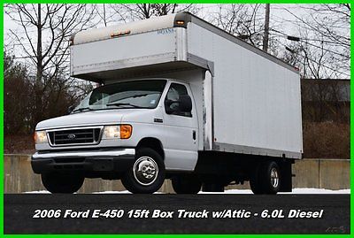 Ford : E-Series Van Box Truck 06 ford e 450 xl cutaway box van 6.0 l power stoke diesel e 450 15 ft box truck