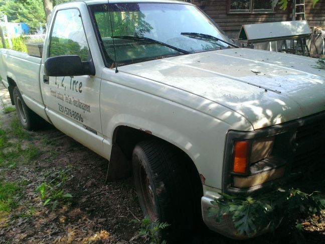Chevy 1/2 ton, 2 wd, bad trans. Good motor and other parts.
