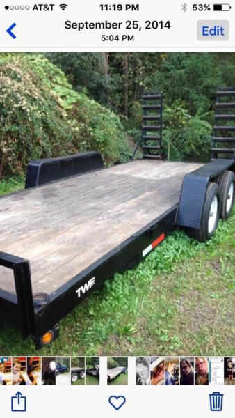 TWF tow trailer/ 5 1/2 ton / 16 foot