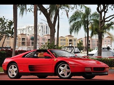 Ferrari : 348 TS Targa RED TAN ONLY 15K MILES TARGA $618.00 A MONTH 1990 SERVICED TS