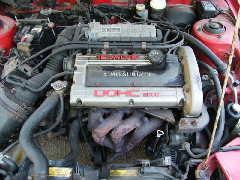 1990 DSM 4g63 non turbo, 6 bolt 2.0 liter DOHC WITH NEW ECU!, 0