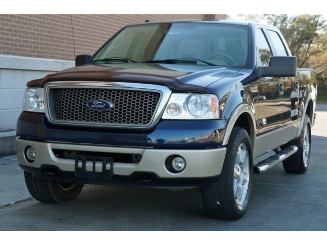 Ford : F-150 4WD LARIAT 07 ford f 150 lariat crew cab 4 x 4 1 owner accident free tx truck carfax certified