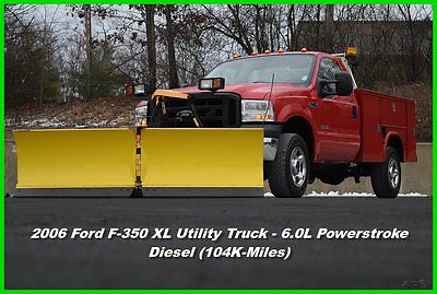 Ford : F-350 XL Utility Truck 06 ford f 350 xl regular cab utility truck 4 x 4 6.0 l power stroke diesel f 350 4 wd