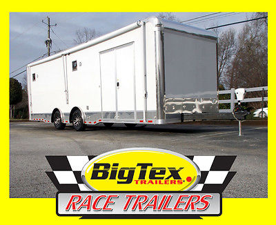 2016 8.5x28 Cargo Mate Race Show Car Trailer with A/C & Awning