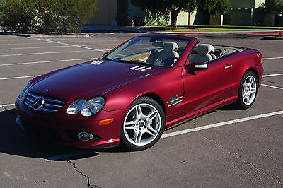 Mercedes-Benz: SL-Class SL550 with AMG Sport Package Stunning Storm Red SL550