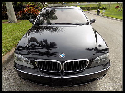 BMW : 7-Series 750Li 08 750 li rear entertainment clean carfax navigation massage seats xenon fl