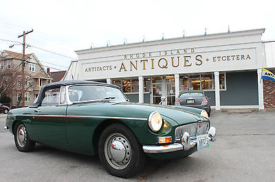 MG : MGB Roadster 1965 mg mgb concourse restoration w nos parts anti sway type d trans overdrive