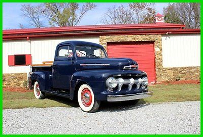 Ford : F-100 1951 ford f 1 pickup truck restored to original show quality flat 6 consignment