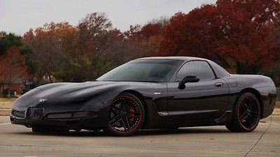 Chevrolet : Corvette Z06-SUPERCHARGED!!  600HP!! 2003 black supercharged z 06 awesome build 600 hp financing trades
