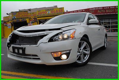 Nissan : Altima 2.5 SL 5,177 Miles Leather  Navigation Sunroof Repairable Rebuildable Salvage Wrecked Runs Drives EZ Project Needs Fix Low Mile