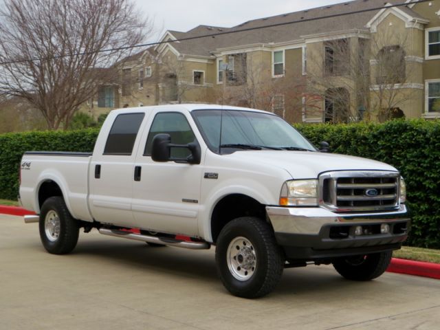 Ford : F-250 4x4 DIESEL! 1 owner crew cab short bed 7.3 l diesel 4 x 4 89 k low miles new tires mint truck