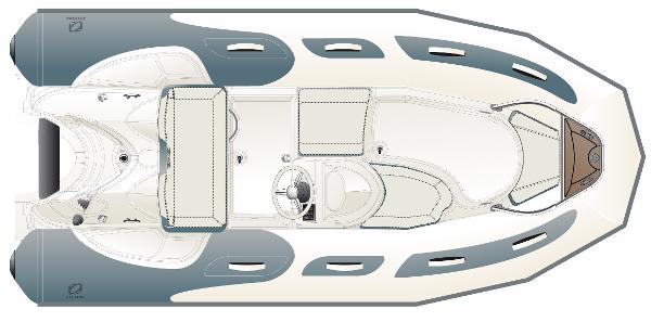 2016 Zodiac Yachtline 340DL NEO 30hp In Stock
