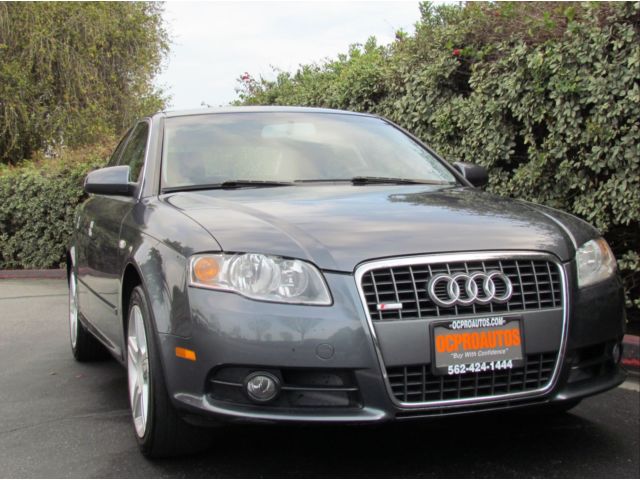 Audi : A4 4dr Sdn Man Used 08 Audi A4 Sedan S-Line Package Heated Seats Power Seat Turbo Leather Clean