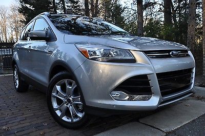 Ford : Escape Titanium 2015 escape titanium awd no reserve leather navi camera pano p assist pano