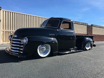 Chevrolet : Other 1950 chevrolet 3100 pickup truck chevy black accuair