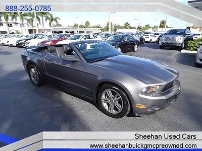 Ford : Mustang V6 Fun in the Sun A1A Cruisin Machine Fun! 2010 ford mustang gray v 6 automatic power top leather seats cold air ac