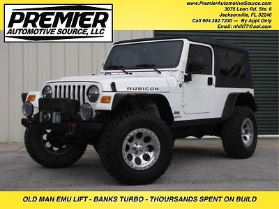 Jeep : Wrangler Unlimited Rubicon ONE OF A KIND LIFTED BANKS TURBO Unlimited Rubicon LJ LIFTED BANKS TURBO AUTOMATIC THOUSANDS SPENT 35
